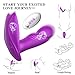 Wearable Vibrator G Spot Vagina Clitoris Stimulator Remote Control Vibrate Masturbation Dildo with 7 Pulsation Modes Waterproof Rechargeable Butterfly Vibrator Silicone Adult Sex Toys for Women Couplethumb 1