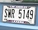 FANMATS 14796 Los Angeles Lakers Chrome Metal License Plate Frame, Team Colors, 6.25in x 12.25in