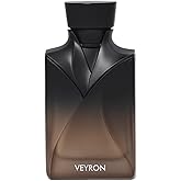 Naseem VEYRON (Brown) Men’s Aqua Perfume 90ml | Alcohol-Free Oriental Spicy Fragrance with Tonka Bean, Amberwood, Lavender & Mandarin | Long-Lasting Non-Alcoholic Scent