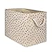 DII CAMZ10368 Polyester Storage Bins, 17.75x12x15, Dots primary