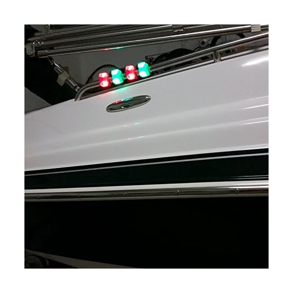 Christmas-Lights-2-Green-2-Red-Portable-Marine-LED-Boating-Lights