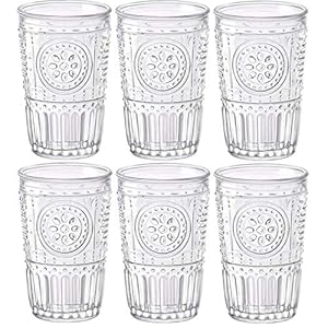 Bormioli Rocco Romantic Juego de 6 Vasos 30,5 cl, Cristal Transparente, 8 x 8 x 12,5 cm