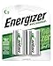 Energizer Rechargeable C Batteries, NiMH, 2500 mAh, Pre-Charged, 2 count (Recharge Universal) - Packaging May Vary primary