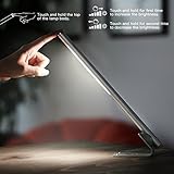 dodocool LED Desk Table Lamp, Wireless Rechargeable Table Lamps Office Light with USB Charging Port, Eye-Friendly LED, Stepless Brightness Table Lamp with Magnetic Base