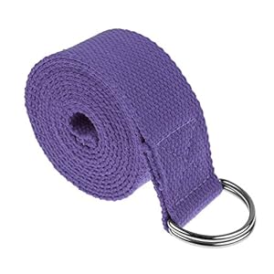 fitnessXzone Yoga Straps Entry Level Beginners Durable Cotton Stretching Holding Poses