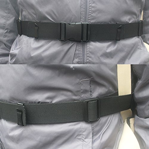 One Backpack Waist Belt Backpack Waist Strap Universal Fit with Buckle