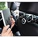 MEIDI Magnetic Headrest Mount, Universal Phone Holder, Car Backseat Hanger Hook Organizer Compatible With All Smart Phones Tablets GPS and eReaders (Sliver-2Pack)