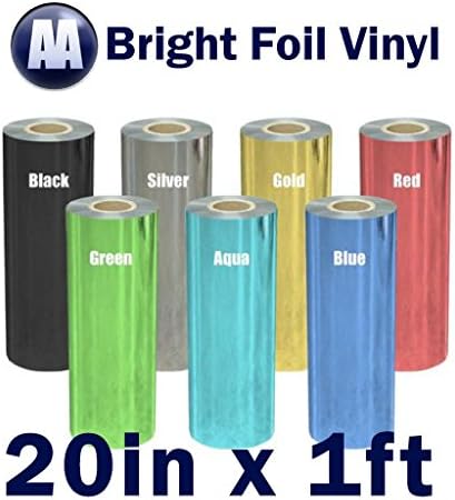 DTGmart Heat Transfer Bright Foil Vinyl For Textile 19" x Foot