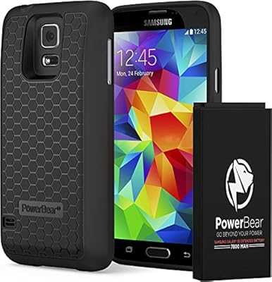 Powerbear Samsung Galaxy S5 Extended Battery With Amazon Co Uk Electronics
