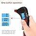 Suaoki Digital Tire Pressure Gauge 150 PSI with 5 in 1 Rescue Tools of LED Flashlight, Car Window Hammer, Seatbelt Cutter, Red Safety Light and Tire Gauge for Car, Motorcycle