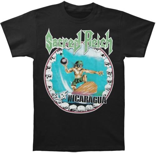 Sacred Reich Men's Surf Nicaragua T-shirt X-Large Black
