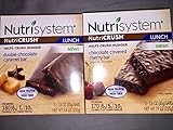 Nutrisystem Double Chocolate Caramel Bars and Nutrisystem Covered Cherry Bars Total 10 Bars