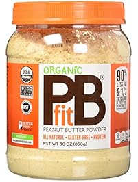 PBfit Organic All-Natural Peanut Butter Powder, 30 Ounce