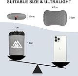 flintronic Camping Pillows Inflatable Travel Pillow Neck Ergonomic 46x31x11 cm view 2