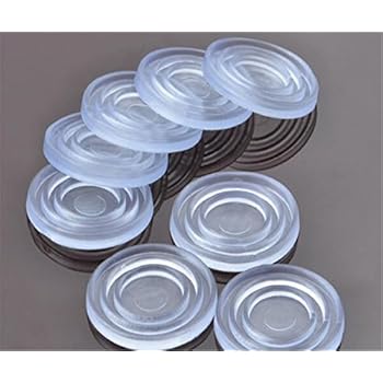 OOK 1/2 in. Clear Plastic Self-Adhesive Bumpers (8-Pack)-50660 ...