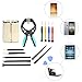 LCD Screen Opening Pliers Opening Repair Tool Kit with PCB Fixtures, ESD Tweezers, Opening Pry Tools, Screwdrivers, Scraper Knife and Carving Knife for cell phone and electronic products maintenance