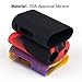 Protective Case for Eleaf Istick Pico 75W TC Silicone CEOKS Skin Gel Sleeve Wrap Fits for Eleaf Istick Pico 75W TC Mod Box (Black1)