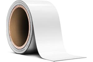 VViViD Ultra Gloss White Air-Release Adhesive Vinyl Pinstripe Tape Roll (2 Inch x 20ft)