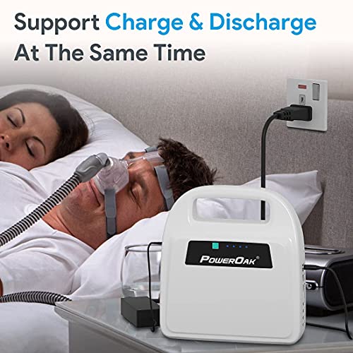 CPAP Battery Backup for Resmed Airsense 10 Supplies, POWEROAK Power