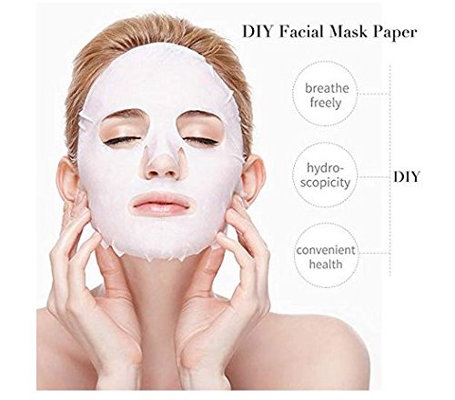 VNDEFUL 20 Pieces Compressed Disposable Facial Mask Grain Dry Sheet Mask Paper DIY Natural Face Cotton Mask