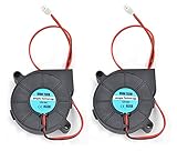 RION TECH 2pcs Cooling Blower Fan DC 12V 50x50x15mm 5015 Fans for 3D Printer Humidifier Aromatherapy and Other Small Appliances Series Repair Replacement