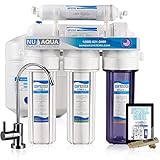 NU Aqua Platinum Series Deluxe High Capacity 100GPD 5-Stage Under Sink Reverse Osmosis Ultimate Purifier Drinking Water Filter System - Bonus PPM Meter and Installation DVD