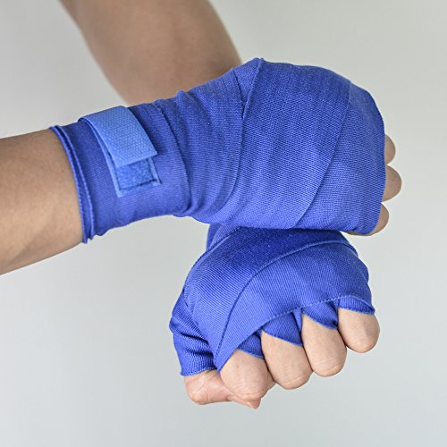 Wuja Professional 120" Elastic Hand Wraps for MMA Boxing Kickboxing