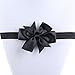 DDU(TM) 1Pc Black- Bowknot Hair Band Headbands Headwear Hair Tie Headwrap for Baby Girl