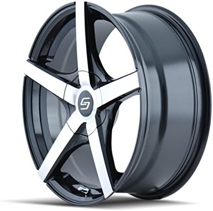 Sacchi S72 272 Black Wheel with Machined Face (17x7"/10x100mm)