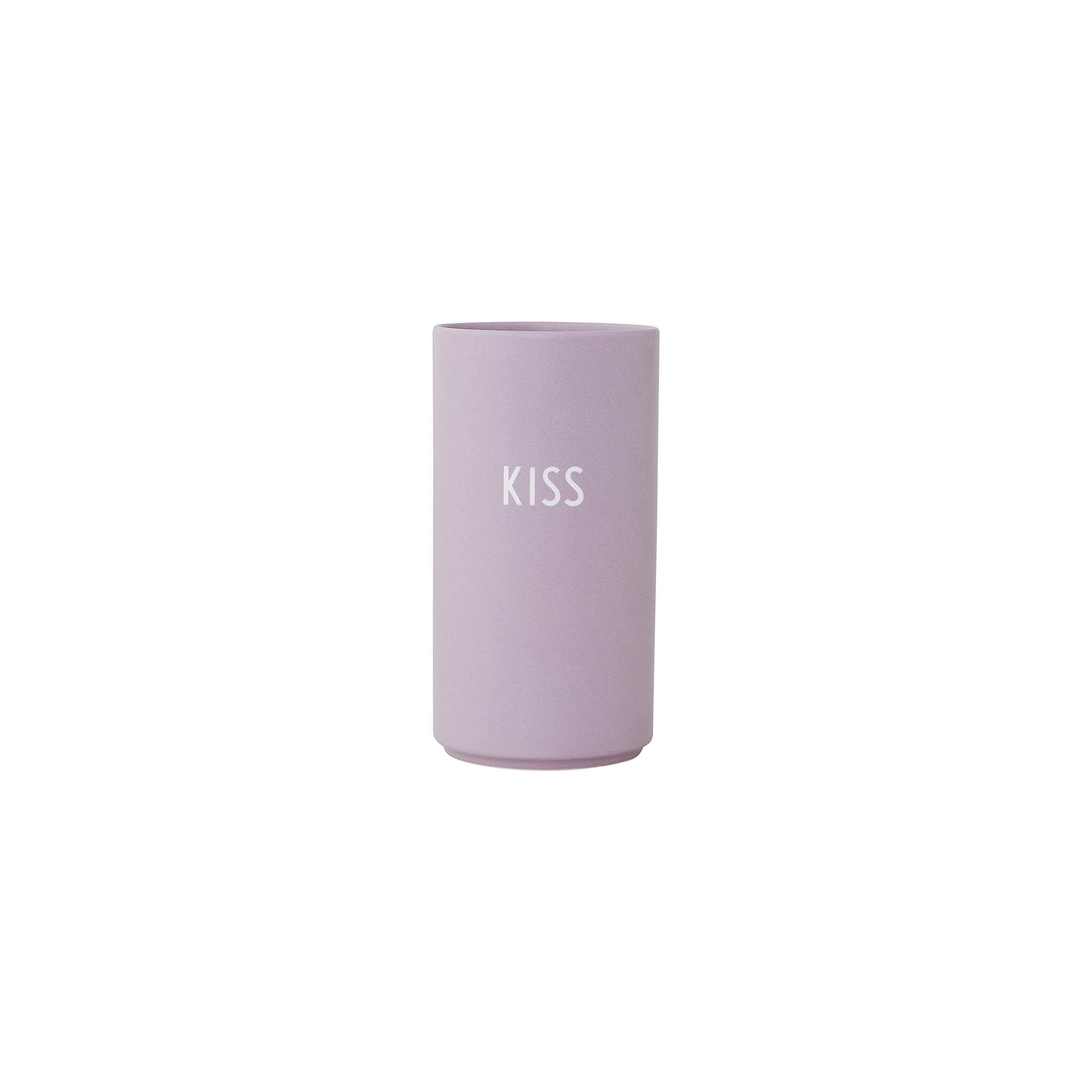 Design Letters Room Decor Vase | Porcelain Vase for Home Decor, Table Decoration, Living Room Decor, Kitchen Decor | Flower Vase with Engraved Letters for Women & Men | Table Centrepiece