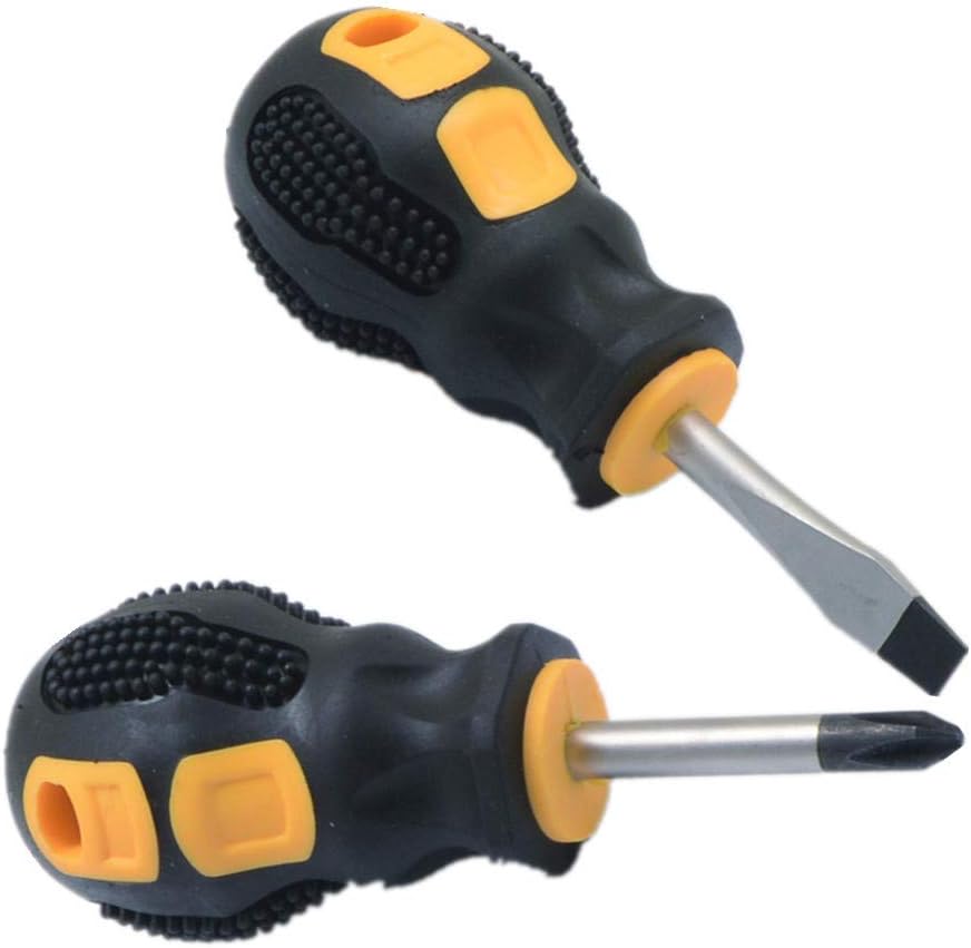 Mini Dual-use Screwdriver,Short Handle Screwdriver,Small Screwdriver Set,Repair Tools Telescopic Screwdriver (Mini)