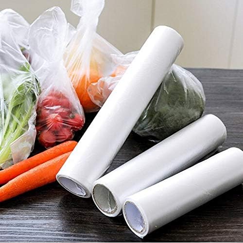 Sabco - Plastic Bags On Roll - Clear Poly Food Sandwich Food Bags For Fruit And Veg - 9" X 14" Or 225 X 350mm - Image 5