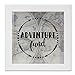 Lawrence Frames 8x8 Adventure Fund White Shadow Box Frame