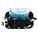 mDesign Plastic Cutlery Storage Organizer Caddy Bin - Tote with Handle - Kitchen Cabinet or Pantry - Basket Organizer for Forks, Knives, Spoons, Napkins - Indoor or Outdoor Use - Black