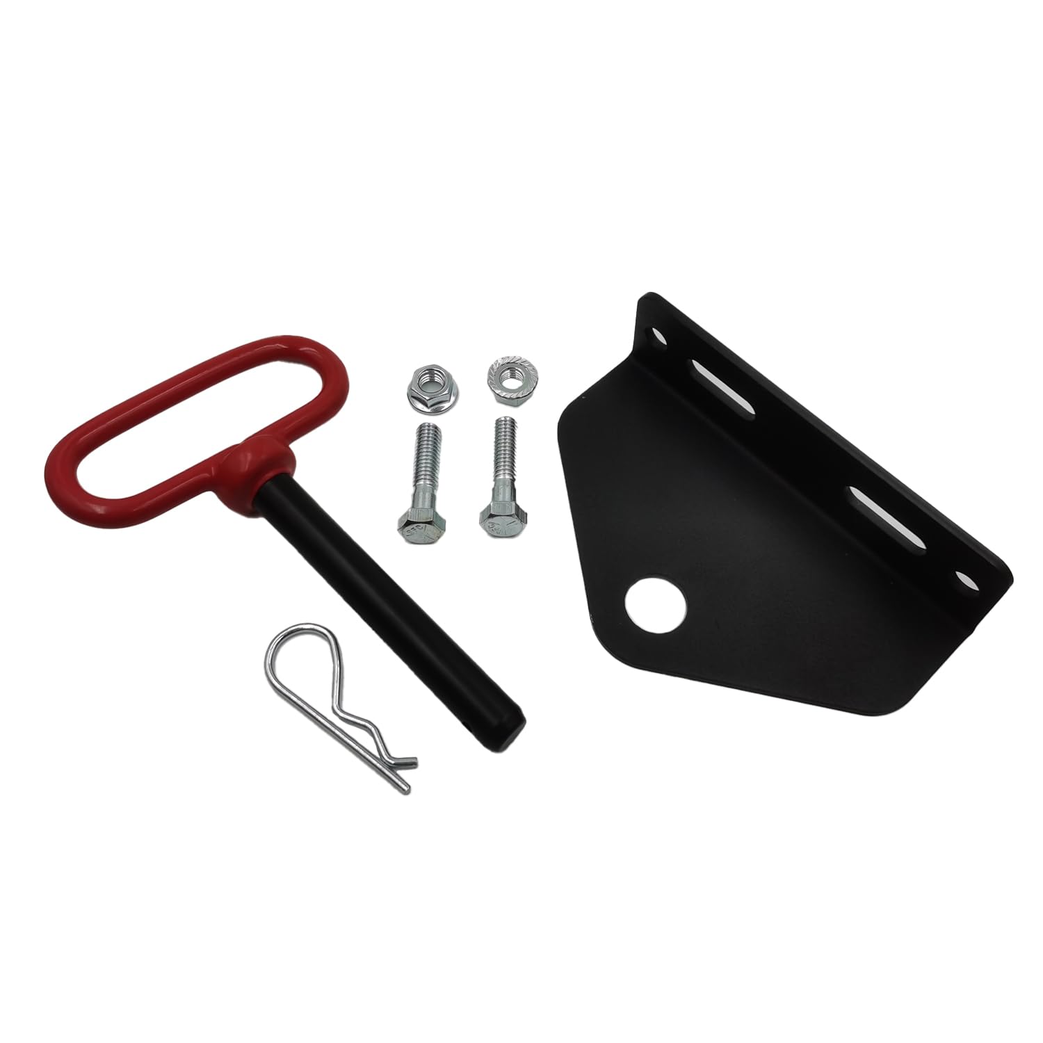Towing Hitch Kit,Universal Heavy Duty Zero Turn Mower Trailer Hitch & 5/8" Trailer Hitch Pin with Bolts,For ATVs,UTVs,Lawn Mowers,Tractors (with Hitch Pin)