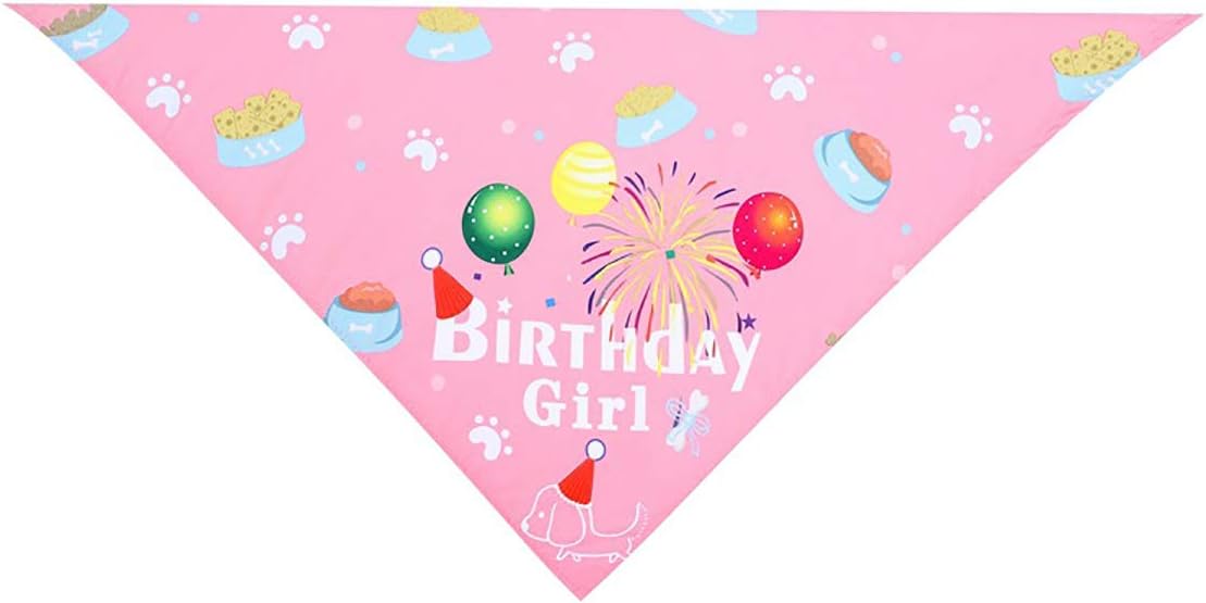 BIPY 1st Birthday Dog Hat Bandanas Set for Girls Small Medium Puppy First Birthday Blue Grooming Supplies Pet 1 Year Birthday Celebration Decoration Accessories - Image 5