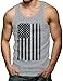 Big Black American Flag Men's Tank Top T-shirt