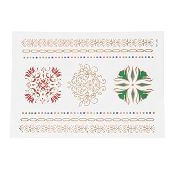 Amazoncom Edealmax Fleur Motif Amovible Chaîne Temporaire