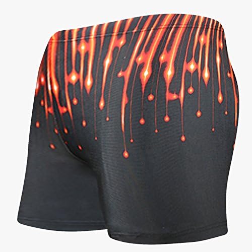 Hyunong 2018 New Men's Swim Trunks Fashion Printing Plus Fertilizer XL Adult Boxer Beach Hot Springs Swimwear,OK201803-6,XXL [140-170 pounds]