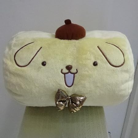 Amazon ポムポムプリン プリンロールケーキ型bigクッション ゴールドリボン ぬいぐるみ おもちゃ