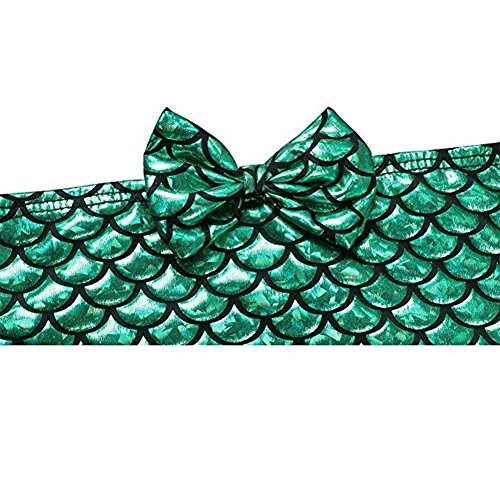 Martofbaby Mermaid Tail Costume Swimsuit Girl Bathing Suit Bikini Tankini Set 3Pcs - Image 4