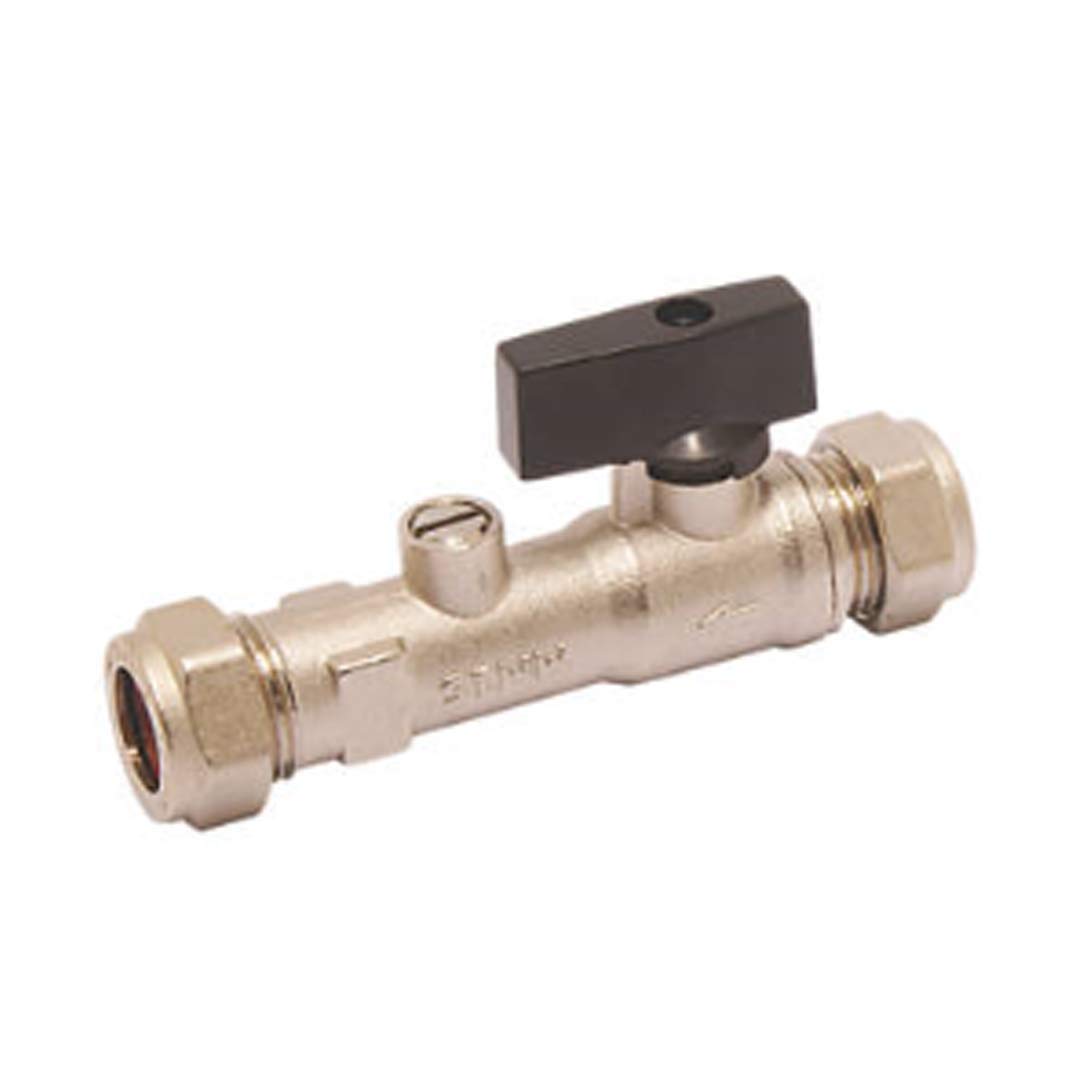 LVElectrics 15mm DZR Non Return Double Check Valve Isolation