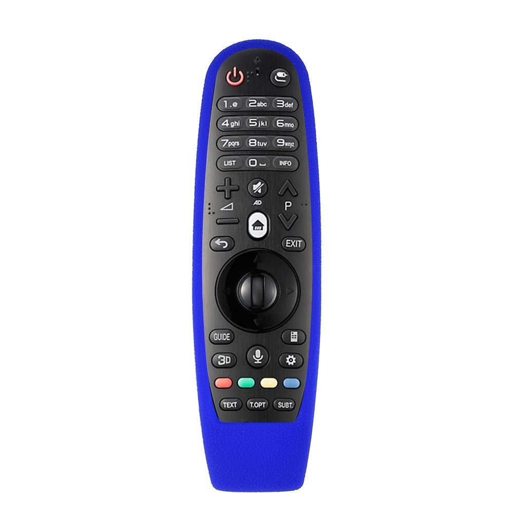 Socobeta Remote Controller Case Cover Dustproof Shockproof Protective Soft Silicone Rubber Compatible with AN-MR600 TV(Blue)