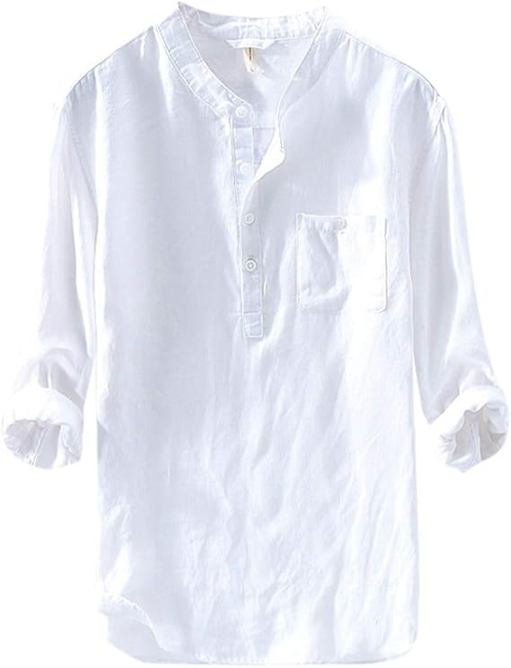 baggy white collar shirt