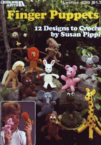 Finger Puppets - 12 Designs to Crochet (Leisure Arts, Leaflet 435)