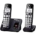 Panasonic KX-TGE232B Cordless Phone, 2 Handsets primary