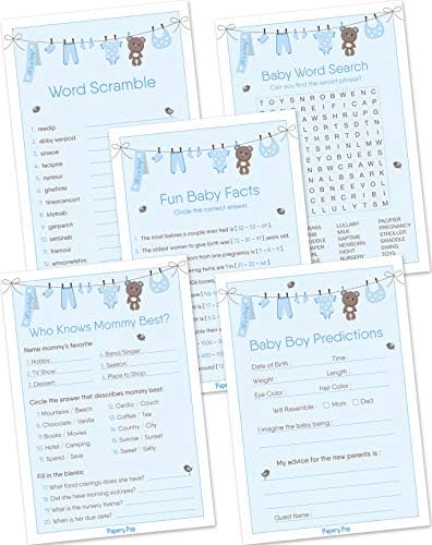 Baby Shower Games for Boys