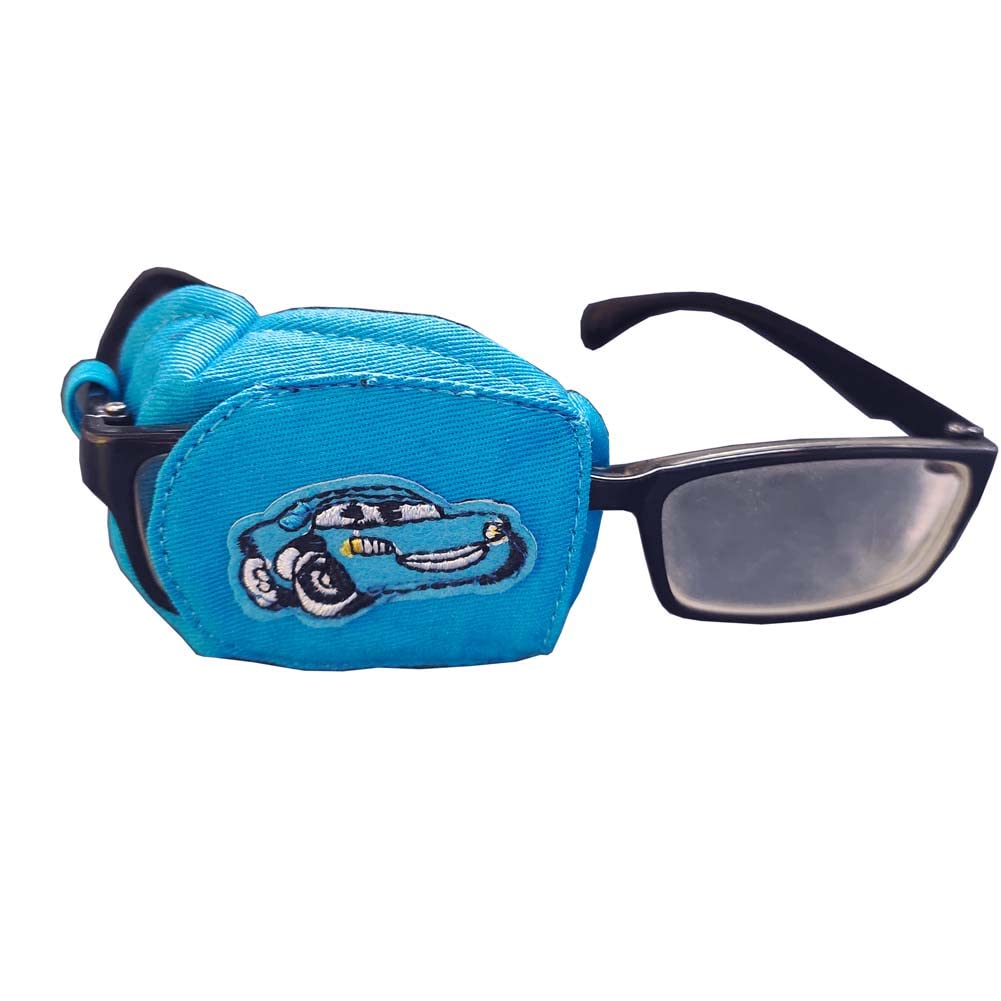 FANCYPUMPKIN Creative Cartoon Eye Patch Single Glasses Cover Lazy Eye Amblyopia Treatment for Kids(Right Eye), G