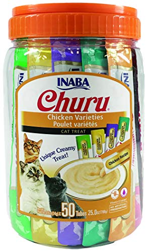 INABA Churu Lickable Cat Treats Chicken Variety