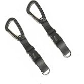 Toasis Tactical Key Ring Holder Gear Keychain Clip Nylon Webbing Quick Release Buckle Molle Bag Attachments
